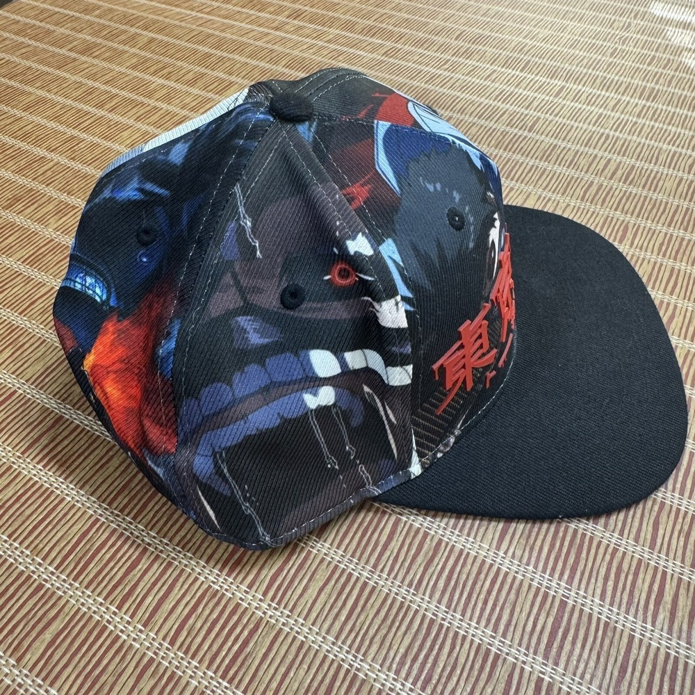 Bioworld Tokyo Ghoul Baseball Hat Flat Bill Snapback Ken Kaneki Eto Yoshimura - Picture 2 of 6